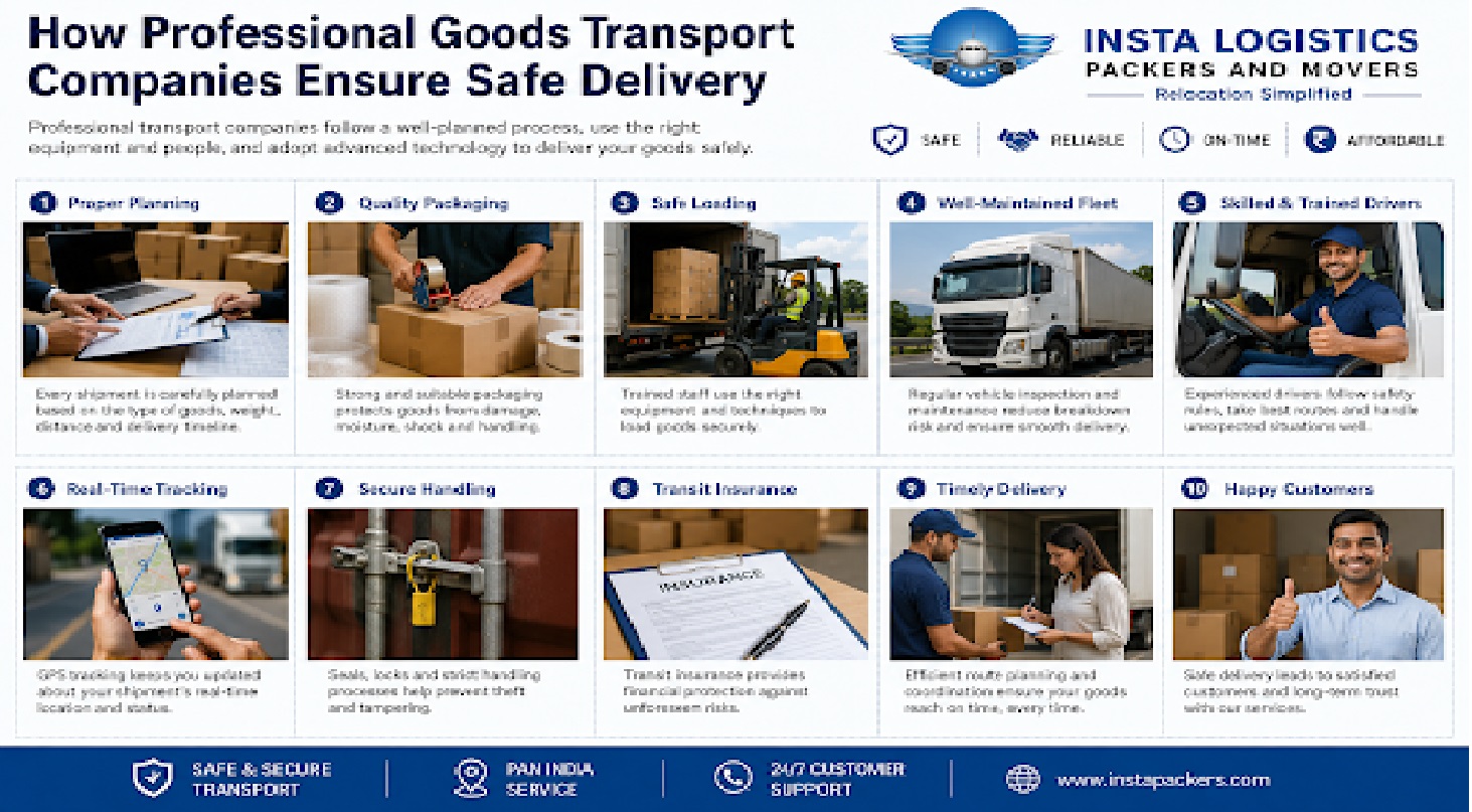 How Professional Goods Transport Companies Ensure Safe Delivery